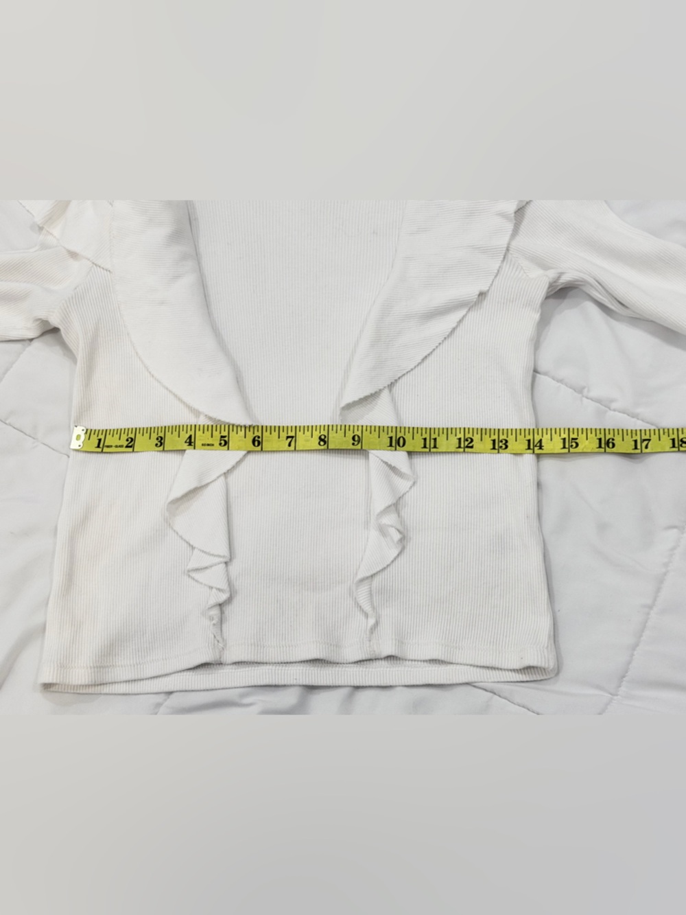 VERONICA BEARD Dawson top white Sz S long sleeve - Picture 8 of 11